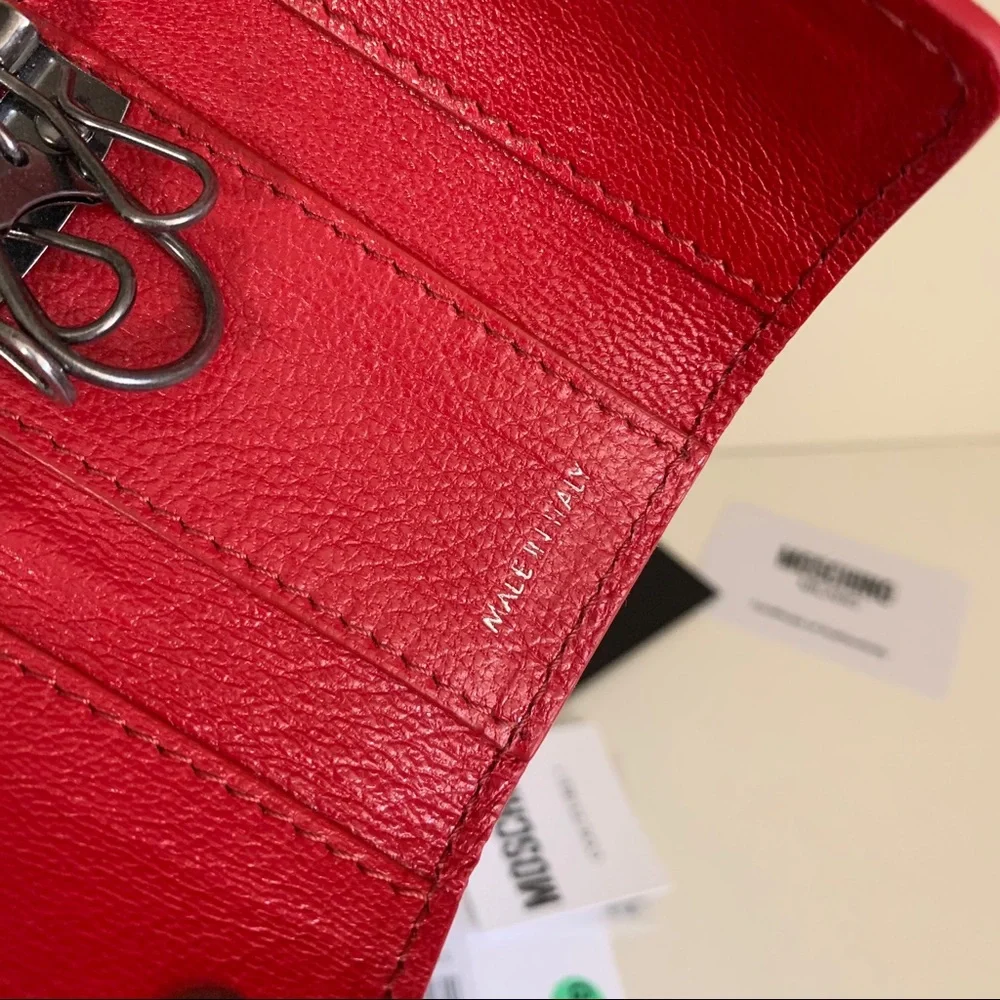 Moschino leather key case (Italy)
